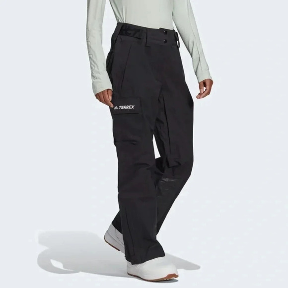 NWT Adidas Terrex 3-Layer Waterproof Snow Pants Bibs - Picture 1 of 7
